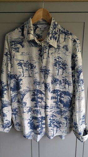 Next blue ecru toile jouy - blue, de