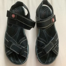 Ladies Rieker 68851 Sport Walking Black Sandals Brand New size 5