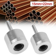 Copper Pipe Cleaner for Drill 15+22mm SET Metal Drill Tube Cleaning Tool Brush