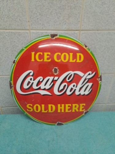 Vintage coca cola button - vintage,