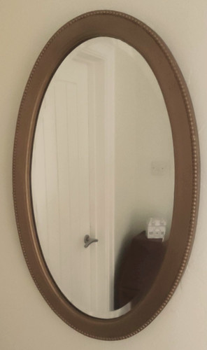 Large heavy vintage - vintage, oval