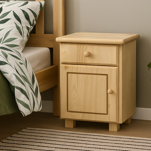 Wooden bedside unit b4 - unit,
