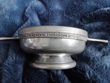 Scottish Piper Pewter Quaich