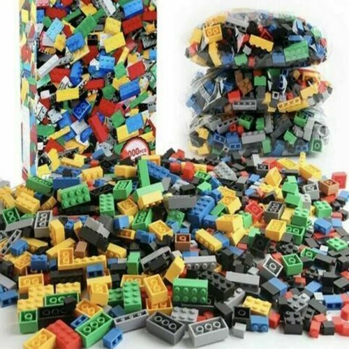 1000 pieces building bricks - pieces,