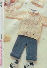 Knitting Pattern Women, Babies & Toddlers,10. Twister Set. Not Reprint