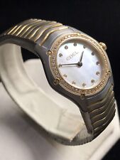 Ladies Genuine Ebel Classic Wave 18k Gold Diamonds MOP E1256F2S 1215271 RRP£6720