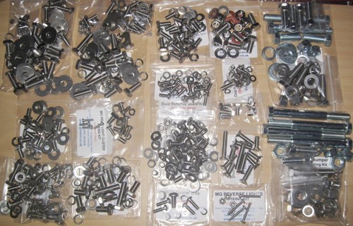 Mgb stainless steel kits - mgb, of