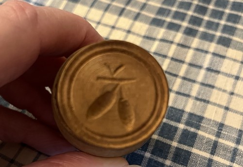 Antique miniature butter mold - miniature,