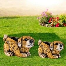 Realistic Puppy Dog Planter