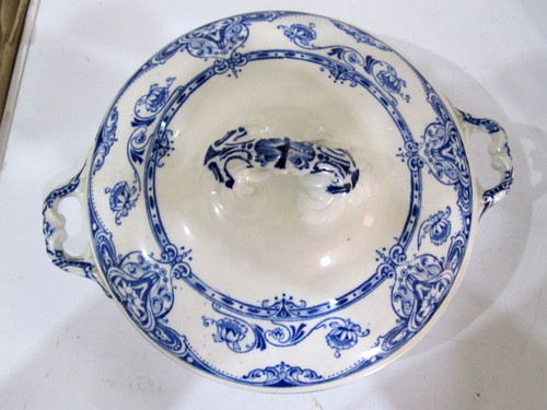 Vintage hawksley blue white - vintage,