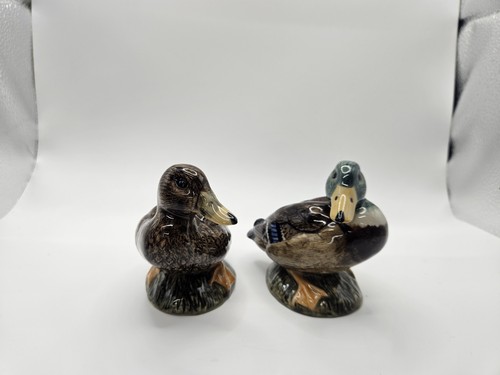 Quail pottery duck salt and - quail,