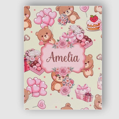 Canvas wall art custom name - art,