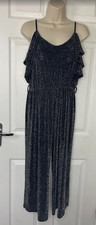 George Sparkly Metallic Black