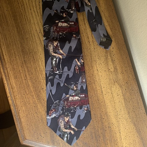 Fishing boat neck tie - fishing,