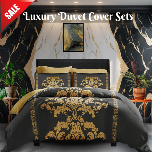 Zip duvet cover set reversible - zip,