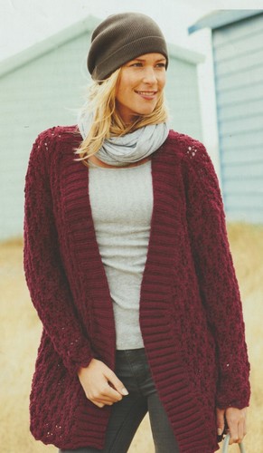 815 ladies aran cardigans - ladies,