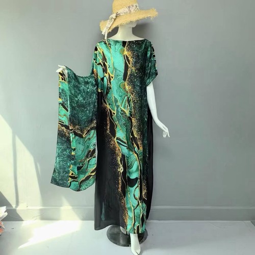 Modern abstract kaftan maxi - abstract,