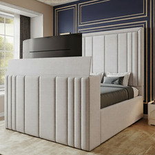 Linestyle Upholstered TV Bed