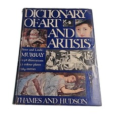 Dictionary of Art and Artists Peter and Linda Murray 1965 Hardback Book