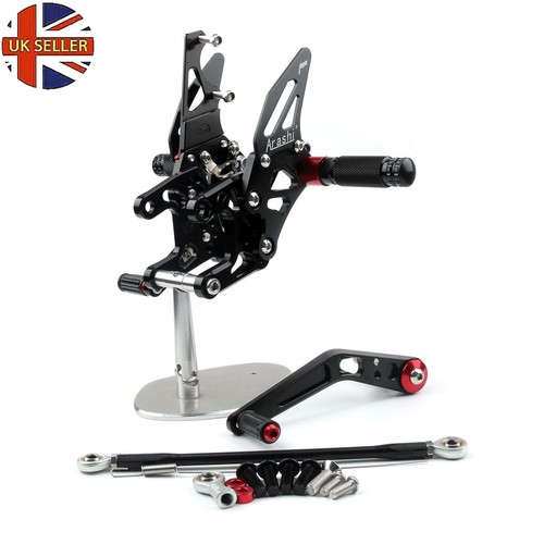 Aluminum rearsets footpeg - aluminum,