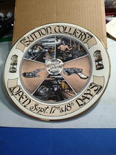 Sutton Colliery Open days 1988 Edwardian Fine Bone China Plate. Miners. Boxed 29