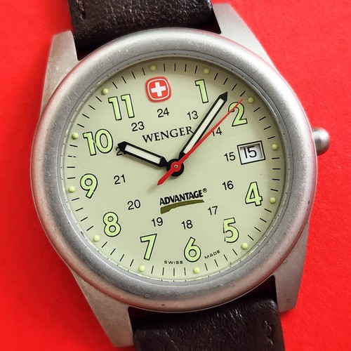 Swiss army wenger green dial - swiss,