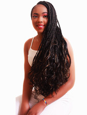 Angels Pony Curl Long- Braids