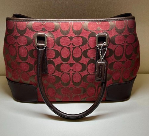 Coach signature tote bag red - bag,