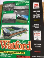 WATFORD v CHARLTON ATHLETIC