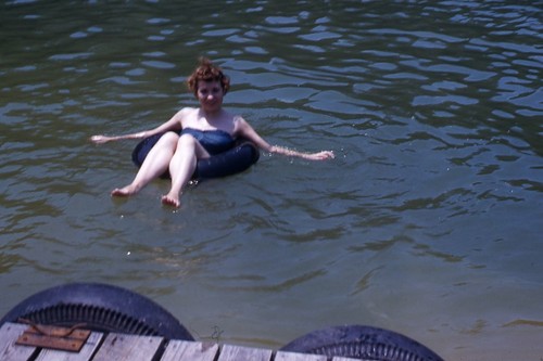 Kodak slide 1950s - kodak, red