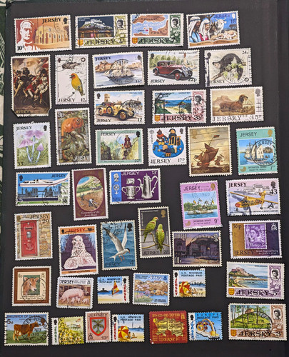 Jersey guernsey stamp - &,