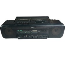 Sony CFD-60L CD Radio Cassette Boombox AMFM LW SW Tape Player (CD Tuner Working)