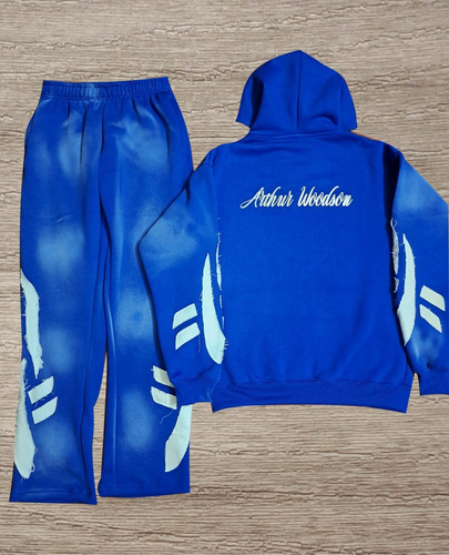 Mens 2pc distressed tracksuit - mens,