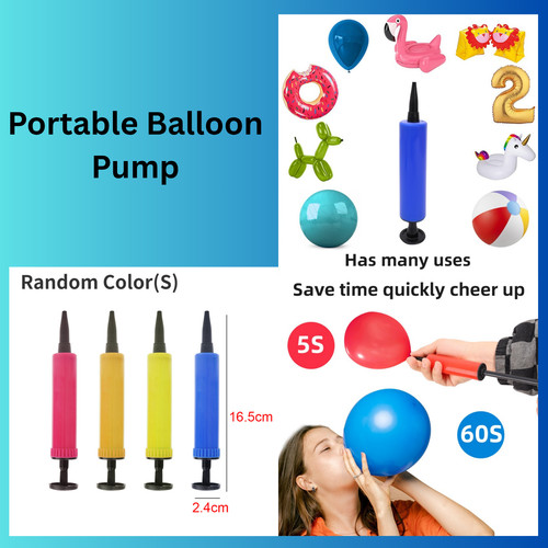 Portable balloon pump hand - balloon,