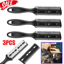 3x Hair Trimming Razor Comb
