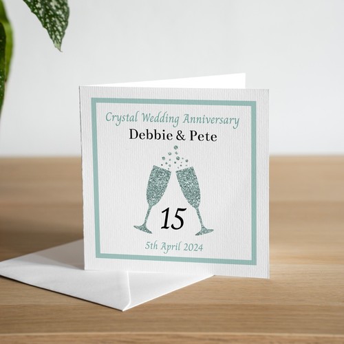 Personalised 15th crystal - personalised,