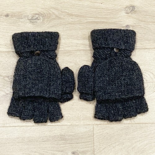 Woollen fleece lined gloves - woollen,