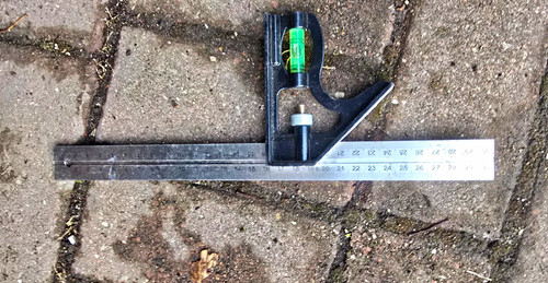 Combination square 30cm metal - combination,