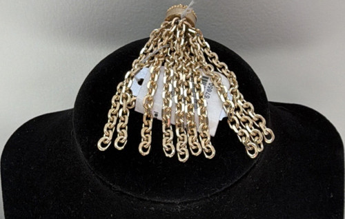Cwc gold tone cable chain - cwc,