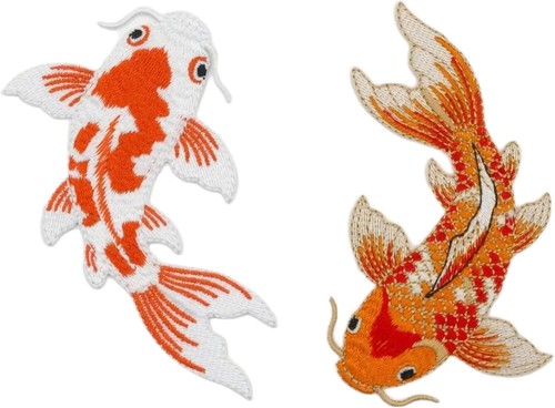 Set large koi fish - set, x2
