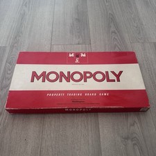 Waddingtons Monopoly 1972 Vintage Board Game – Incomplete