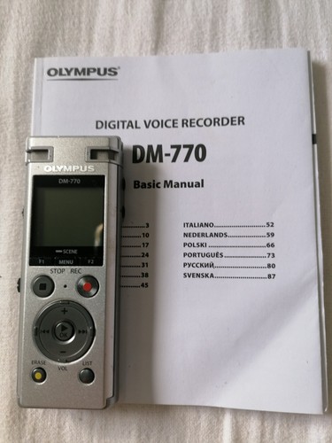 Olympus 770 digital voice - digital,