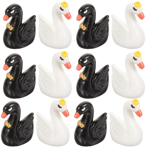 Pcs mini swan decors - swan,