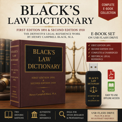 Black law dictionary 1st - black's,
