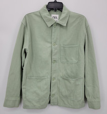 Zara Jacket Womens Small Green
