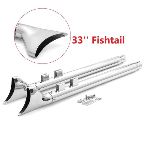 Fishtail slip on mufflers - fishtail,