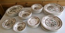 Rare Steelite International Dinner Set Indian Tree 44 Pieces 
