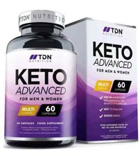 TDN Keto Advanced Diet Pills for Men & Women | Multi Complex Weight Loss 60 Caps