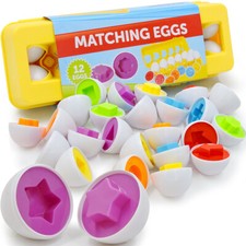 12x Matching Eggs Colour