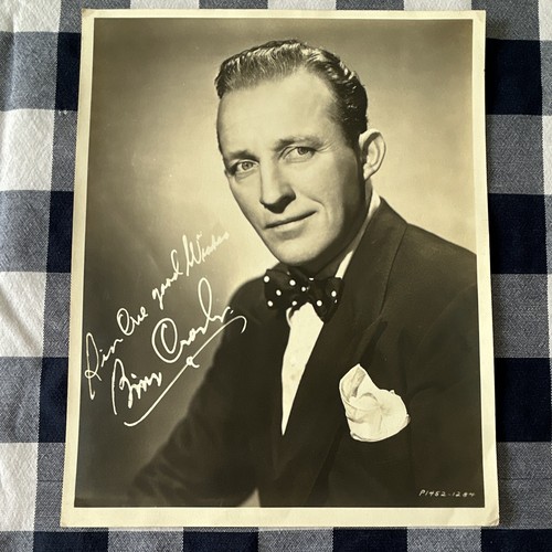 Bing crosby signed - bing,